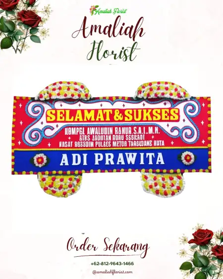 Papan Bunga Ucapan Selamat Ulak Mengkudu