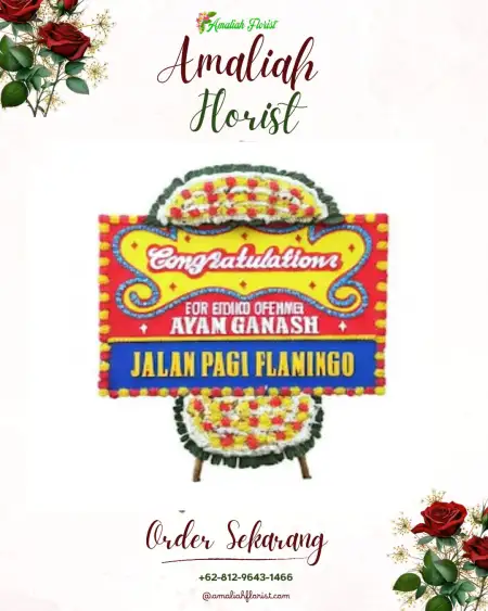 Sewa Papan Bunga Ulak Mengkudu